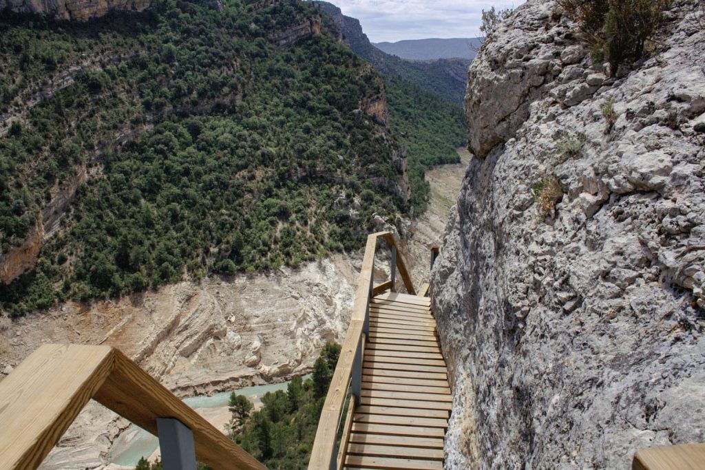 Las pasarelas aéreas de Montfalcó