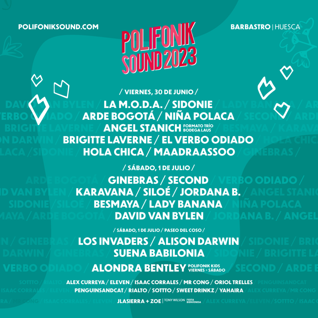 Cartel del festival Polifonik Sound 2023